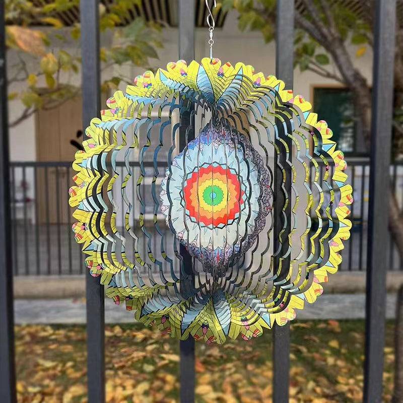 (🎁2025 New 🎁) 3D Colorful Wind Spinning Mandala
