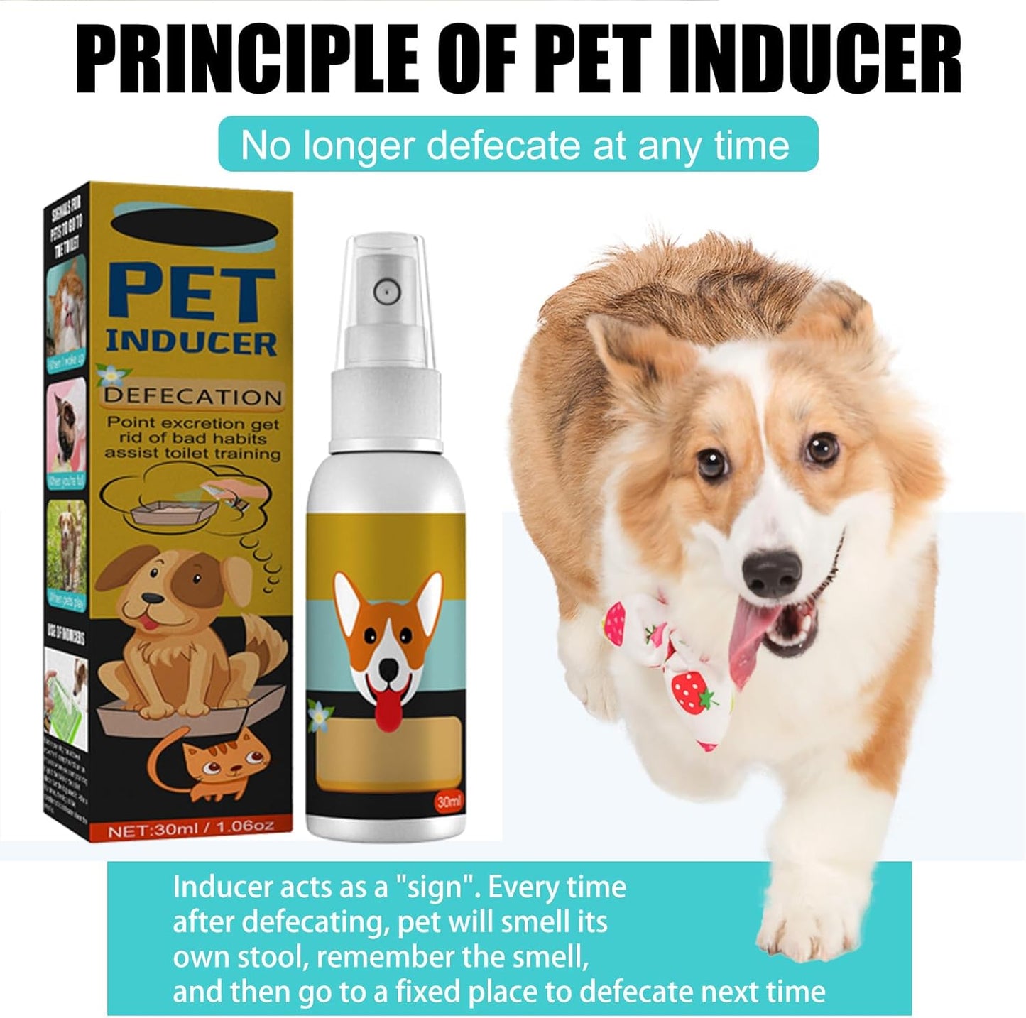 Natural Potty Training Spary for Dog & Cat (Buy 1 Get 1 Free 😍) 30ml each