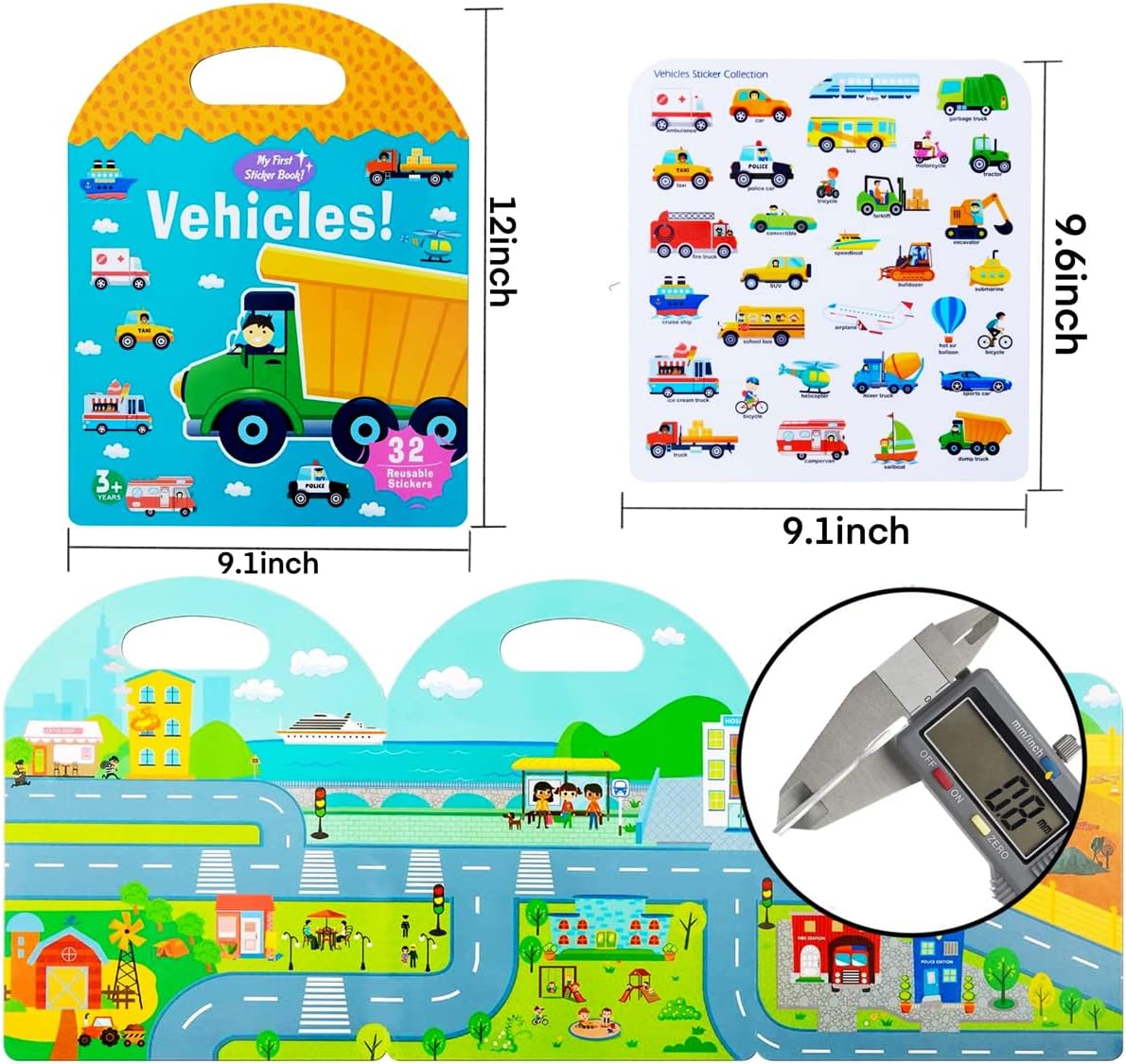 🔥Reusable Sticker Book - Keep Kids off Devices!✨