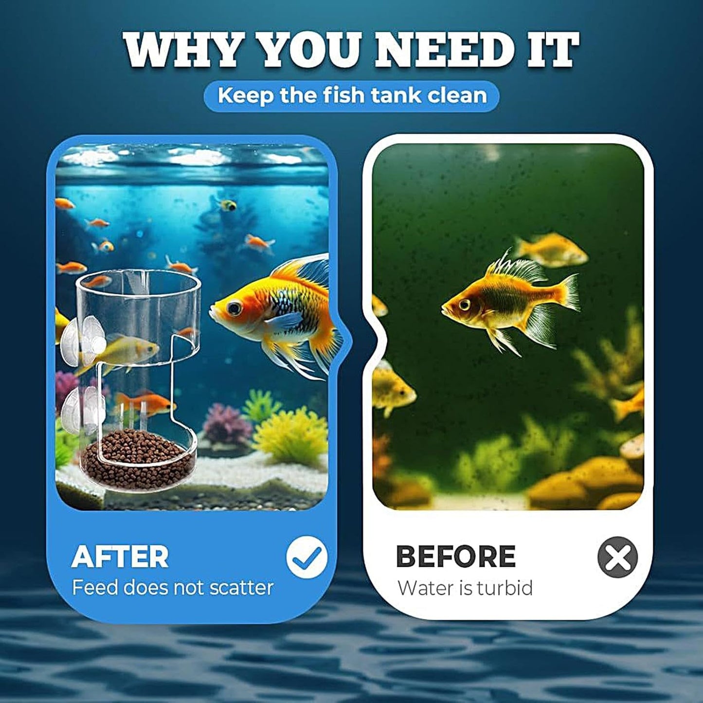 Aquarium Fish Feeder Dispenserš„No Mess Aquarium Feederš„