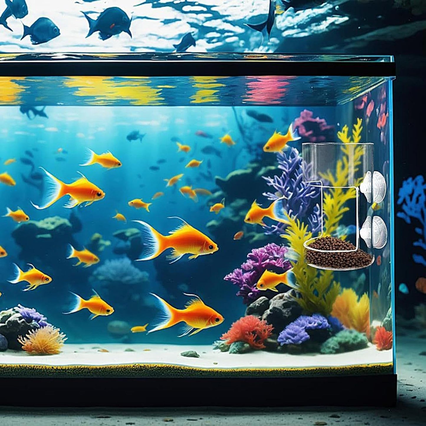 Aquarium Fish Feeder Dispenserš„No Mess Aquarium Feederš„