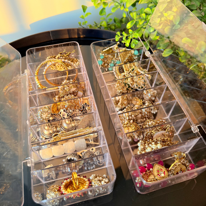Acrylic Transparent Jewelry Organizer Box