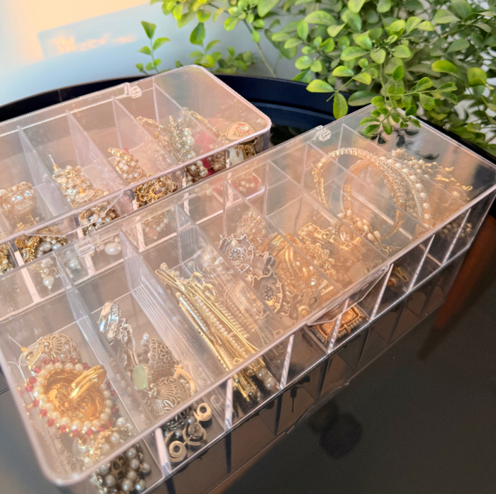 Acrylic Transparent Jewelry Organizer Box