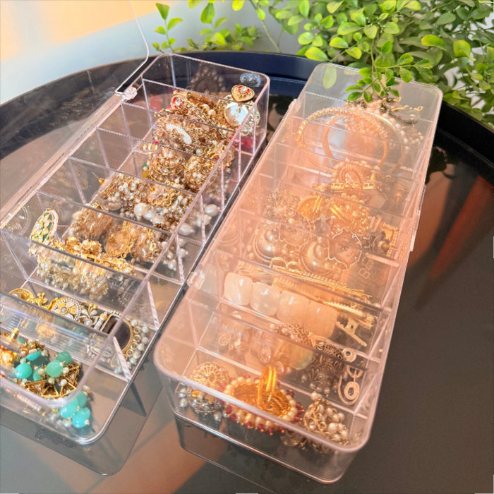 Acrylic Transparent Jewelry Organizer Box