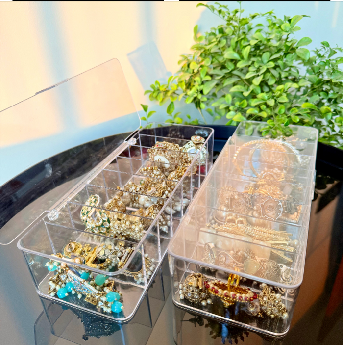 Acrylic Transparent Jewelry Organizer Box