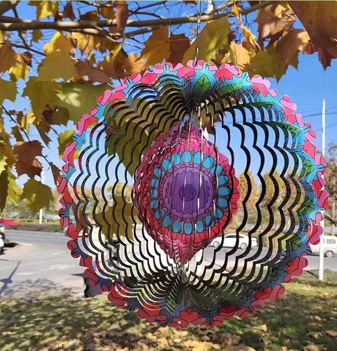 (🎁2025 New 🎁) 3D Colorful Wind Spinning Mandala