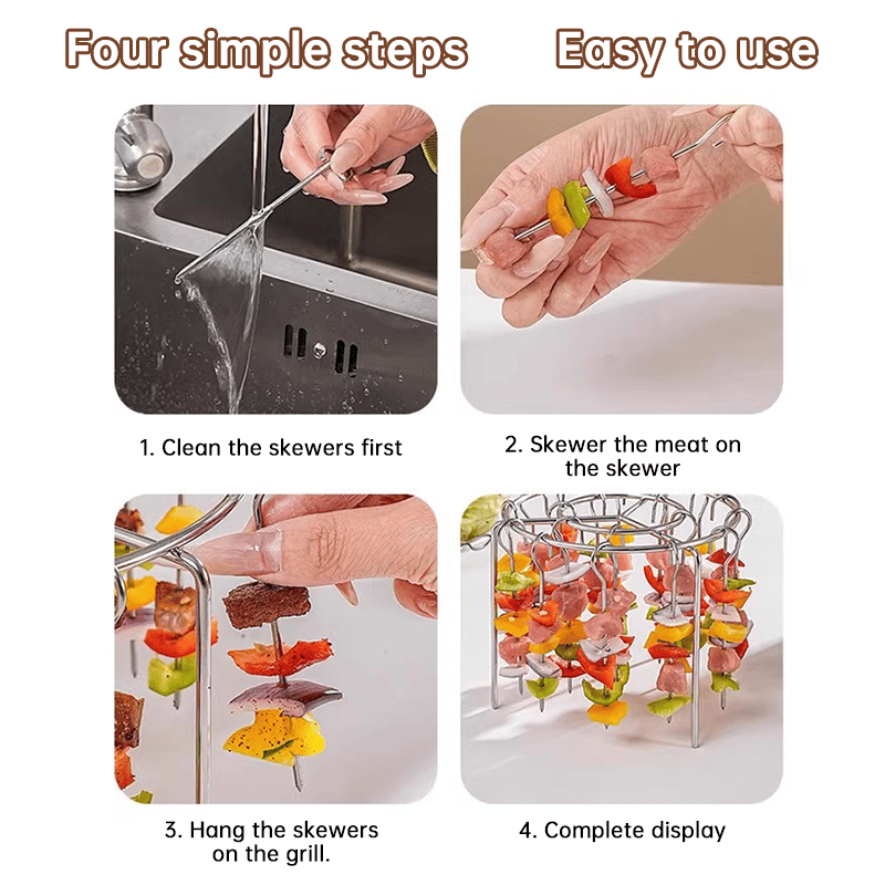 🥩Air Fryer Barbecue Grill Vertical Barbecue Kebab