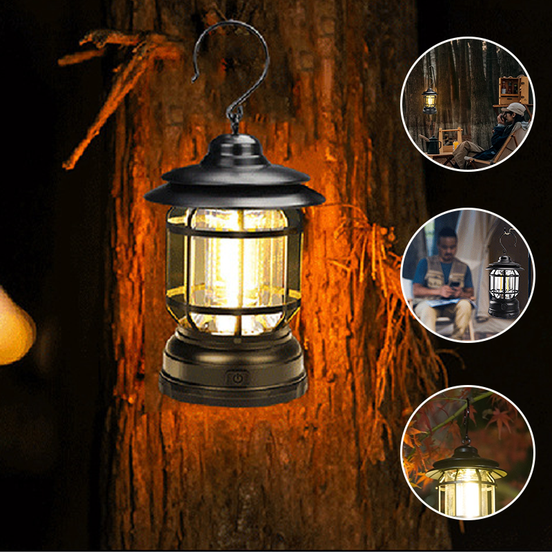 Portable Retro Camping Atmosphere Lamp💡