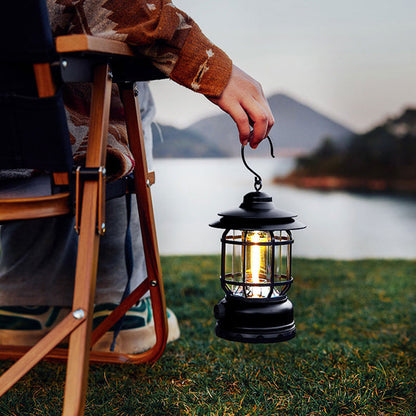 Portable Retro Camping Atmosphere Lamp💡