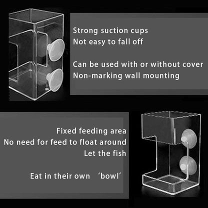 Aquarium Fish Feeder Dispenser🔥No Mess Aquarium Feeder💥
