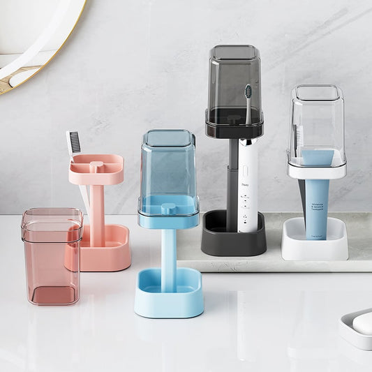 🪥 Stylish Toothbrush Holder with Cover (BUY 1 GET 1)