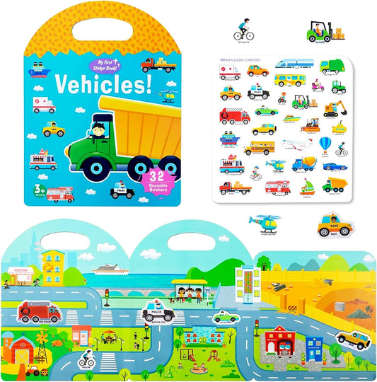 🔥Reusable Sticker Book - Keep Kids off Devices!✨