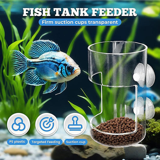 Aquarium Fish Feeder Dispenser🔥No Mess Aquarium Feeder💥