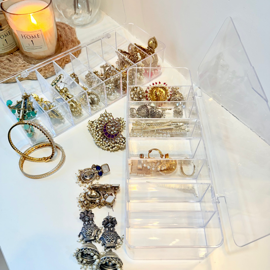 Acrylic Transparent Jewelry Organizer Box