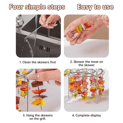 🥩Air Fryer Barbecue Grill Vertical Barbecue Kebab